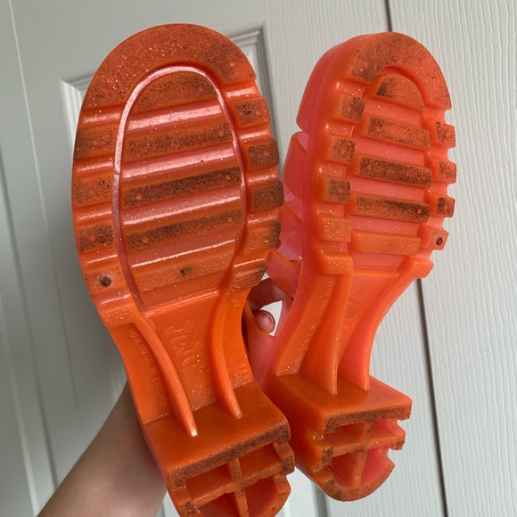 SOLD- Juju Glitter Jelly Sandal - Picture 5 of 6